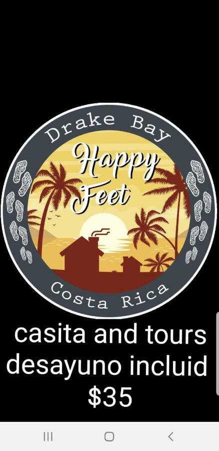Casita Happy Feet And Tours Corcovado Hotel Drake Bay Exterior photo